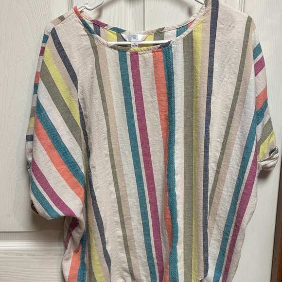 Zara Tops - Zara Multicolor Striped Blouse